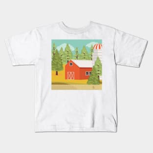 Fall Farm Kids T-Shirt